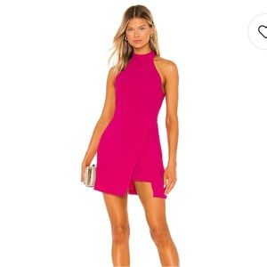 Amanda Uprichard Raelynn Dress Magenta